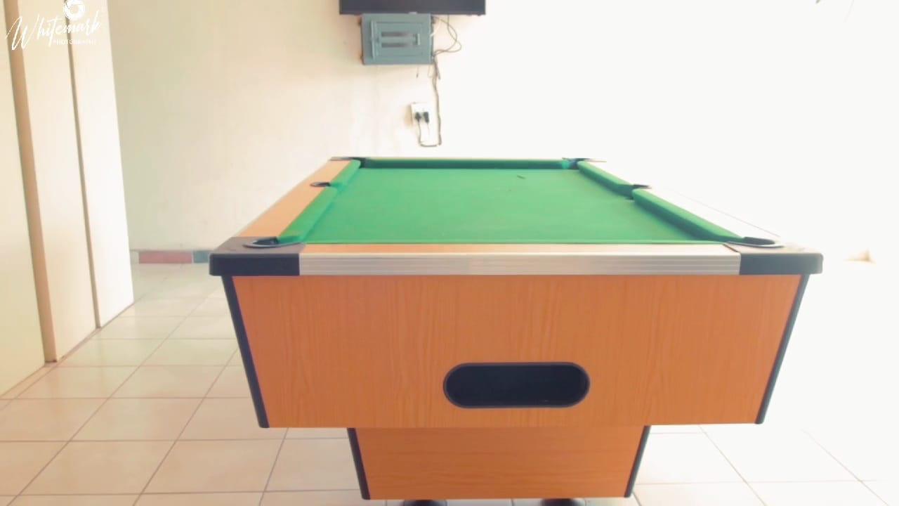 Student chilling and relaxation area at Muthathe Student Village