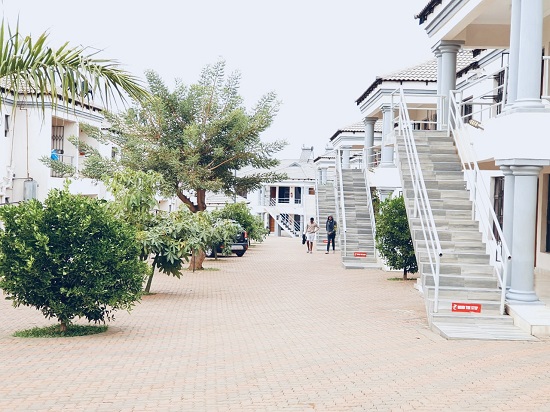 Muthathe Student Village courtyard