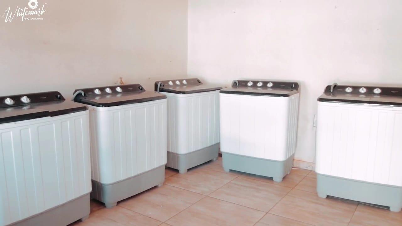 Washing machine facilities available at Muthathe Student Village